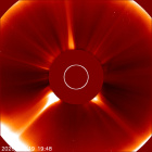 Latest LASCO C2 image of the Sun