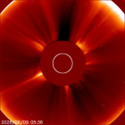 Latest LASCO C2 image of the Sun