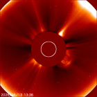 Latest LASCO C2 image of the Sun
