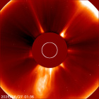Latest LASCO C2 image of the Sun