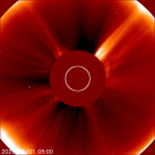 Latest LASCO C2 image of the Sun