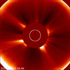Latest LASCO C2 image of the Sun