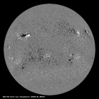 Latest SDO/HMI Magnetogram image of the Sun