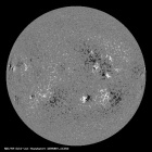 Latest SDO/HMI Magnetogram image of the Sun