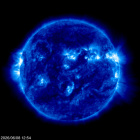 Click for time-lapse image of the sun