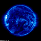 Click for time-lapse image of the sun